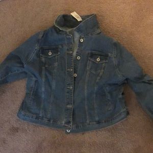 Torrid Medium Wash Denim Trucker Jacket